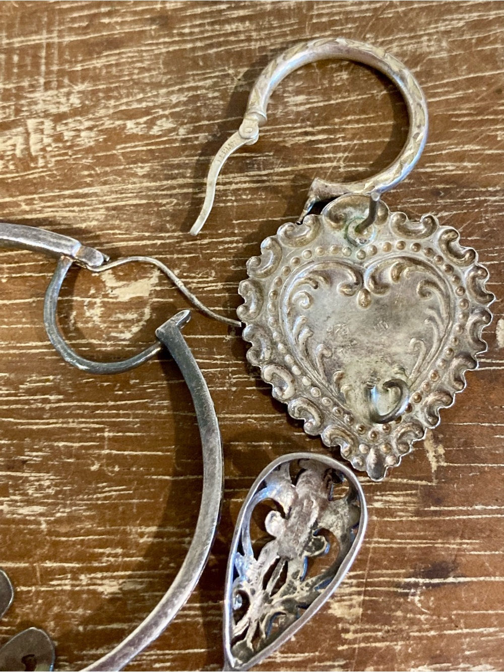 Broken Sterling Silver Jewelry Lot for Crafting - Picture 10 of 17